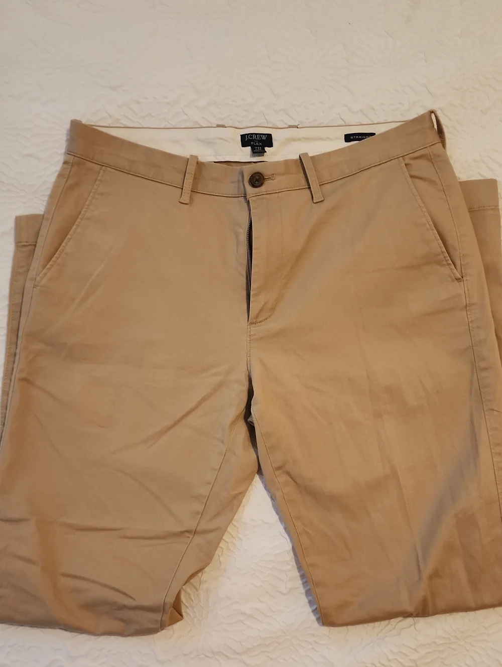 NWOT; J. Crew Men's Chino Pants in Khaki Tan